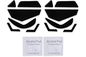 HUYUN 2 zestawy myszy skatez/nóżek myszy do wymiany dla Logi G502 RGB Hero przewodowa mysz do gier