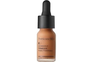 Perricone MD No Makeup No Bronzer 10ml -Weightless Liquid Bronzer – Sheer, Blendable & Buildable for Natural Sun-Kissed Glow – Improves Dullness & Discoloration Over Time – Fragrance-Free Serum