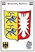 Produktbild Schleswig - Holstein Deutschland Wappen Blechschild Metallschild Schild gewölbt Metal Tin Sign 20 x 30 cm