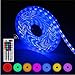 Produktbild HUIJIN1 RGB LED Light-Ritlip-Küche 5M 5050 300LEDs,DC 12V Wasserproof LED Strip Lights mit 44Key Remote Controller und Power Adapter für Home, Küche, Schlafzimmer, Kabinett, Hintergrundlicht und mehr
