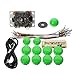 Produktbild GOZAR Zero Delay Arcade Spiel Controller USB Joystick Kit Set Für Mame - Grün