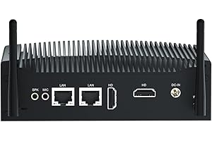 ‎VENOEN VENOEN Mini PC Fanless Dual RS232 COM, PC Industrie Core i5 8260U(bis zu 3,4GHz), 16GB RAM 1TB SSD, Dual Gigabit LAN, Dual HD4k Output, Wi-fi, Mini Desktop PC WIN11 Pro, Auto Power On