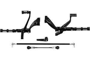 TCMT Reposapiés de palanca de clavijas de Control avanzado para Harley Sportster XL1200 XL 883 Forty-Eight Roadster Nightster Superlow Iron 883 2004-2013