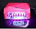 36W LED Light Lamp UV Nail Art Dryer Curing CCFL Gel Gelish Timer Acrylic Polish,Rose Red