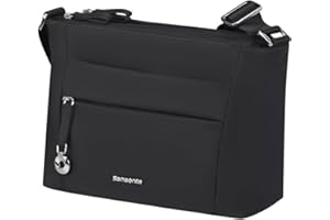 Samsonite Move 5.0 - Borsa a tracolla con 3 scomparti, 25 cm, 3 L, nera (Nero)