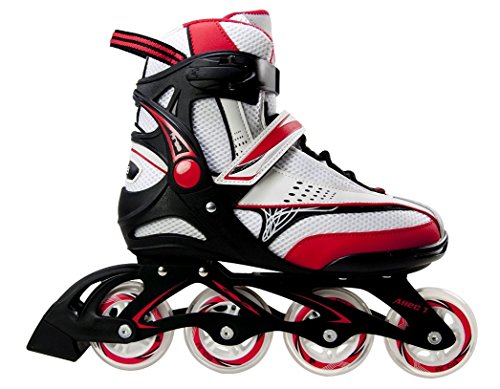 Pattini in linea Fissi My Area mod. Arrow misure dal 40 al 45 carrello in alluminio ABEC 7 (42)