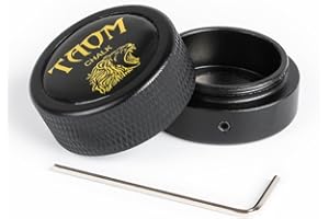 YEUEK TAOM Pool Kreidehalter Runde Form Praktisches Werkzeug Billard Zubehör Magnetische Mini Kreide Spitze Fall Container Runde Box Billard