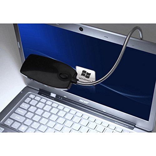 NUOLUX Laptop leichte USB-Leselampe mit 28 LED-Leuchten mit flexiblen Schwanenhals für Laptop (schwarz)