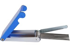 Gorise Set di lime per capotasti per chitarra, per scanalature delle scanalature dei capotasti e lucidatura delle scanalature delle corde, kit di riparazione e manutenzione per