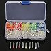 MYAMIA 5 x 500Pcs 3 mm Runde Top LED Diode Weiß Gelb Rot Grün Hellblau Sortierte Box DIY-Set