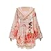 Produktbild Double Villages Japanischen Stil Kimono Bademantel Kleid Anime Cosplay YUKATA Serie Japanischen Sommer Nette Mädchen Anime Cosplay Kostüme (Weiß, S)