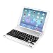Produktbild TeckNet Kabellose Tastatur Deutsche Layout QWERTZ Bluetooth Wireless Keyboard Hülle und Halterung mit Eingebauter Tastensperre für Apple iPad Air 2 (Nicht kompatibel mit iPad Air 1)