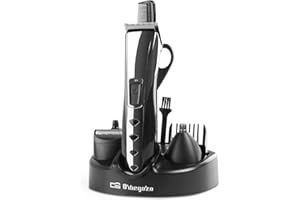 Orbegozo CTP 1930 - Cortapelos recargable, 45 minutos de autonomía, cuchilla acero inox, cabezales intercambiables, 3 W