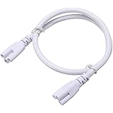 MASUNN 0,5/1/2M T5 T8 Stecker Kabelschnur Draht Für Integrierte LED Leuchtstoffröhre Glühbirne-50cm