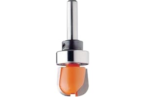 CMT 851.502.11B Bowl & Tray Bit With Bearing, 1/2-Inch Shank, 1-1/4-Inch Diameter, Carbide-Tipped,Orange