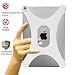 Produktbild Palmo iPad Air/Air2/Pro 9.7 Case Hülle (Weiß/White) - Gewinner des Red Dot Award: Product Design 2017 & GOOD DESIGN AWARD 2015 – Fallgetestet durch das US-Militär, Einhandbedienung, Selfies, ultraleicht, kratzfeste Beschichtung, erstklassige Silikonhülle mit Trageband zur Verhinderung des Herunterfallens, aufprallsicher, staubdicht, schlichtes Design, erweiterte Daumensteu, Apple Smart Cover/Keyboard kompatibel
