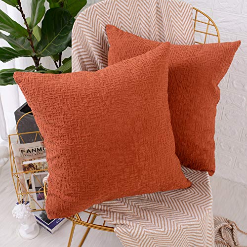 MERNETTE Pack of 2, Thick Velvet Decorative Throw Pillow Cover Cushion Covers, Pillowcase Pillow Sha MERNETTE Pack of 2, Thick Velvet Decorative Throw Pillow Cover Cushion Covers, Pillowcase Pillow Sha