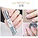 JACKY Black Friday Christmas Nail Double-headed Lining Pen Glitter Nail Polish Manicure Nail Painting Pen (Silver)