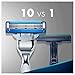 Gillette Mach3 Turbo Men's Razor Blades, Pack of 10 Refills