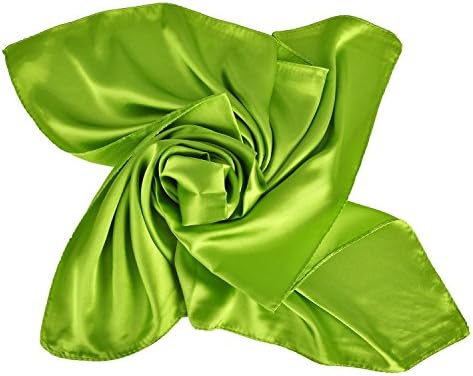 Elegant Solid Color Neck Square Scarf Neckerchief Bandana for Head
