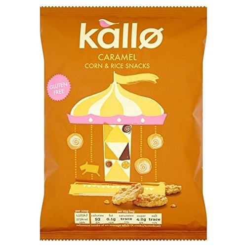 Preisvergleich Produktbild Kallo Karamell Kuchen Mini-Reis 25 g (Packung von 2)