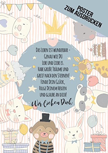 Hallo Baby – Das Baby-Party Buch für die beste Babyparty vor der Geburt mit allen Freundinnen der Mama und guten Wünschen, DIN A4 Buch mit Poster und Einladungskarten - 3