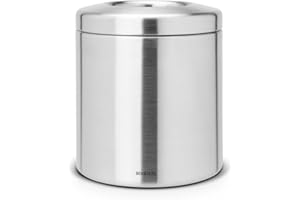 Brabantia Table Bin Pattumiera da Tavolo in Acciaio Opaco, 1,5 l