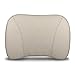 Produktbild Auto Leder Kopfstütze Lendenkombi Auto Memory Baumwolle Nackenkissen Lendenpolster Leder Kissen vier Jahreszeiten Innenraum liefert beige 39x27x10cm