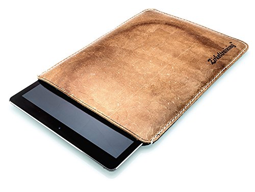 Preisvergleich Produktbild Zirkeltraining Ring Plus Pro, Leder-Sleeve für iPad Pro 12,9", braun