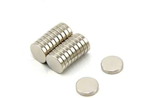 Magnetastico | 40 aimants en néodyme N52 Disque 10x2 mm| Magnet pour réfrigérateur Aimant Tableau magnétique Petit Aimant puissant Aimant neodyme pour Panneau Blanc Aimant Circulaire Disque magnétique