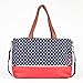 Allis City Tote Baby Changing Bag  (Navy Spot)