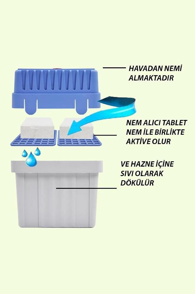 5 Kilogram - Nem Alıcı ve Rutubet Giderici Aparat (TABLET DAHİL)
