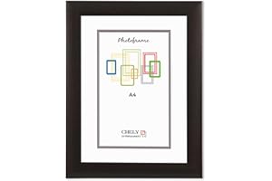 CHELY INTERMARKET MOD257 Marco Fotos Pared A4 Wengue Madera Elegante Marcos Para Cuadros Marcos Fotos Grandes Marcos Pared Hogar Oficina Diploma Certificados Decoracion Interior