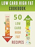 Image de Low Carb High Fat Cookbook: Top 50 Most Delicious LCHF Recipes [LCHF Cookbook, Sugar Free Recipes, Low Carb Recipes, Low Carb Cookbook, Ketogenic cook