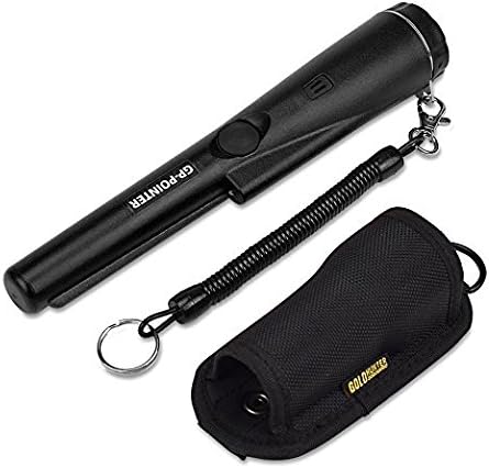 eBerry Hand Held Metal Detector - Portable GP-Pointer Pinpointer Metal Detector with Holster High Sensitivity Pin Pointer Metal Detector Treasure Hunting Tool Buzzer for Gold, Coins, Silver, Jewelry (Black)
