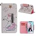Produktbild NewTH iPhone XR Hüllen Cover Schmetterlinge lieben Blumen PU Ledercase Schutzhülle Scratch Etui Kartensteckplätze Magnetverschluss Ständer Flip Tasche für Apple iPhone XR