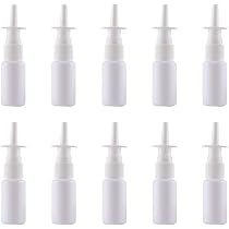20 Stück Sprühflaschen 10 Ml – Nachfüllbare Nasenspray Flaschen Für Reise & Haushalt – Weiß