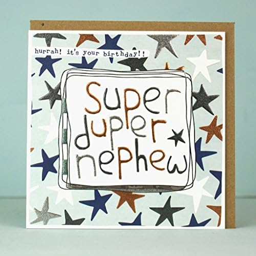 Molly Mae Nephew birthday card by small card super duper nephew