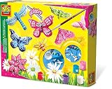 Crea una mariposa de verdad con brillantina