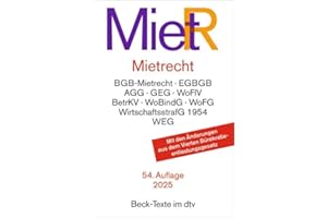 Mietrecht: Mietrecht des BGB und EGBGB, Gebäudeenergiegesetz, Kohlendioxidkostenaufteilungsgesetz, Mietspiegelverordnung, Wirtschaftsstrafgesetz 1954, ... Heizkostenverordnung, (Beck-Texte im dtv)