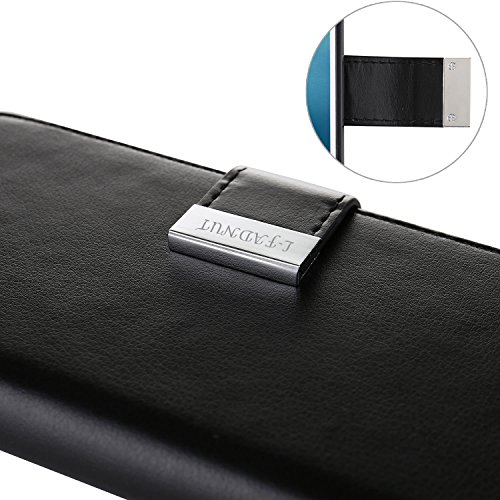 For iPhone 7 Plus Case,iPhone 7 Plus Cover,L-FADNUT Premium Flip Stand Wallet PU Leather Case,[Dual Card Slots] for Apple iPhone (5.5 inch) iPhone 7 Plus Jet Black - Black