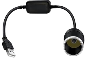 YINGAYOU Cavo convertitore da USB C maschio a 12 V per presa accendisigari dell'auto, per accendini, registratore di guida GPS (USB, 0.3 m)