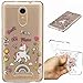 Produktbild XiaoMi Note 3 Hülle SHYHONG Transparent TPU Silikon Handyhülle Ultra Dünn Flexibel Anti-Kratzer Schutzhülle Anti-Shock Bumper Cover(Einhorn)+5D gehärtetem Glas für XiaoMi Note 3