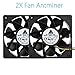 Produktbild For Antminer Bitmain S7 S9 2x 6000RPM Cooling Fan Replacement 4-pin Connector