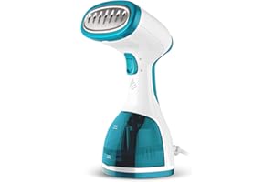 Clothes Steamer, HOMEASY Steamer Iron Handheld Clothing Steamer Wrinkle Remover Garment Steamer with Fast Heat-up for Home and Travel Green