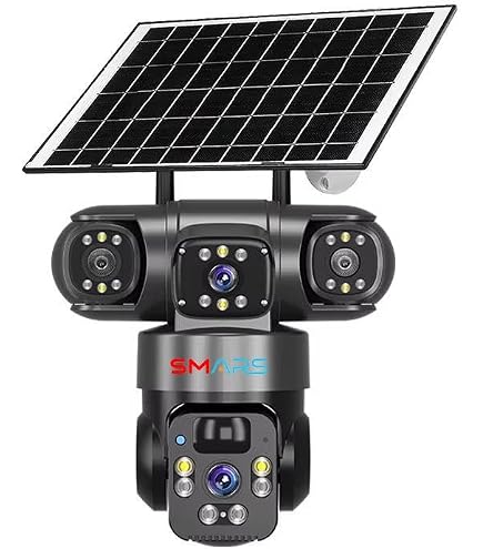 Buy MAYUMI 4G Solar Security Camera, 2K Resolution, 360° Pan Tilt