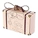 Produktbild Gjyia 50 stücke Europa Koffer Pralinenschachtel Hochzeit Gefälligkeiten Reisepapier Geschenk Party Lieferant