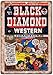 Produktbild Hunnry Black Diamond Western Comic Poster Metall Blechschilder Retro Dekoration Schild Aluminium Blechwaren Vintage Wandkunstplakat Zum Cafe Bar Wohnzimmer Zuhause