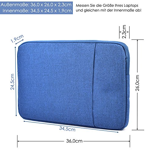 Lebensein Laptoptasche Schutzh  lle f  r 13-13 3 Zoll Laptops Ultrabooks  34 5cm Laptoph  lle Speziell f  r 13 3  MacBook Pro und MacBook Air  Sto  fe