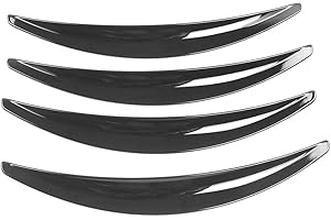 iSpchen Kotflügelverbreiterung 4 Stück Auto Kotflügel Verbreiterung Streifen Vorder und Hinterrad Radlaufleiste Auto Schmutzfänger Rad Spritzschutz Zierleisten zubehör Kompatibel für Modell 3